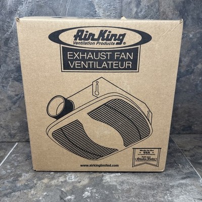 Air King AS50 50 CFM 4 Sone Ceiling Wall Mount Exhaust Fan Small Room White New