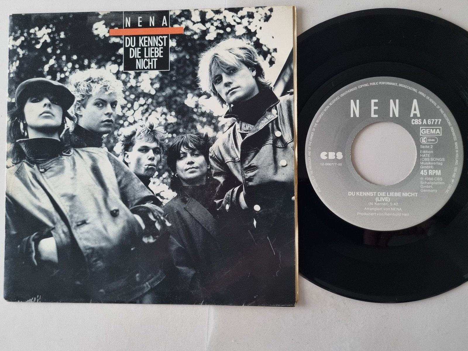 Nena - Du kennst die Liebe nicht 7'' Vinyl Holland