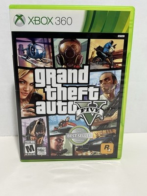 Grand Theft Auto 5 V (Xbox 360, 2013) Complete Map + Manual - Tested