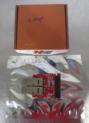 T203066 HiTech Global Dual QSFP/QSFP+ FMC Module HTG-FMC-X2QSFP+