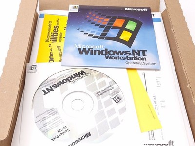 Microsoft Windows NT Workstation 4.0 CD Full Version - Complete CD