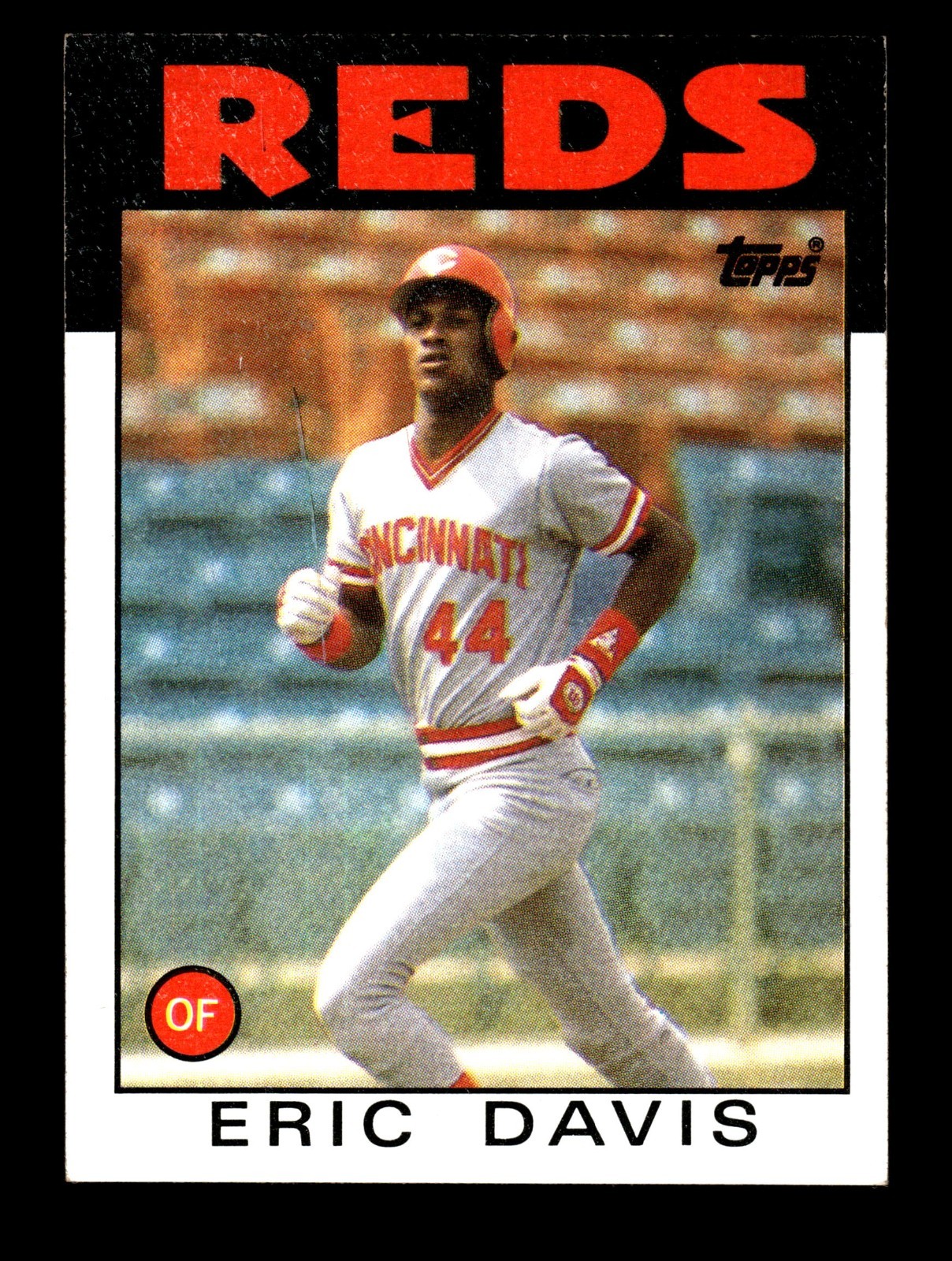 ERIC DAVIS ⚾ 1986 Topps #28 Cincinnati Reds NM