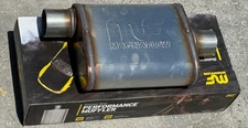 MagnaFlow Performance Exhaust Muffler 11366: 2.5" Inlet/Outlet, 4x9x11"