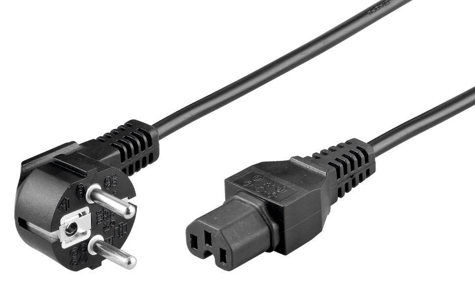 MicroConnect PE01041 Power Cord CEE 7/7 - C15 1m