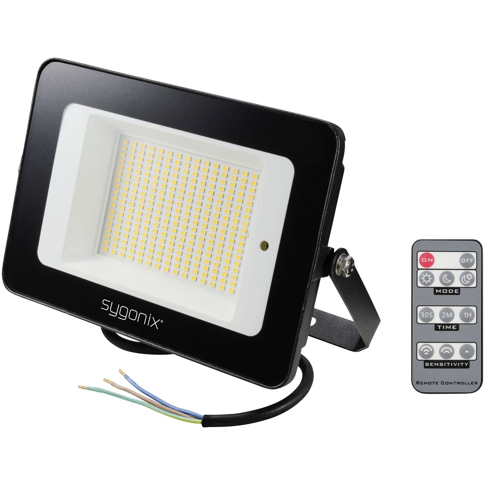 Sygonix LED floodlight with motion detector 50 W IP65-rated