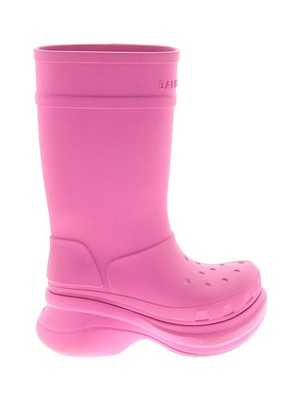 Balenciaga x Crocs Women Pink Rain Boots US 6.5