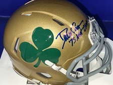 DAVE CASPER NOTRE DAME FIGHTING IRISH 73 NATL CHAMPS PSA SIGNED MINI HELMET