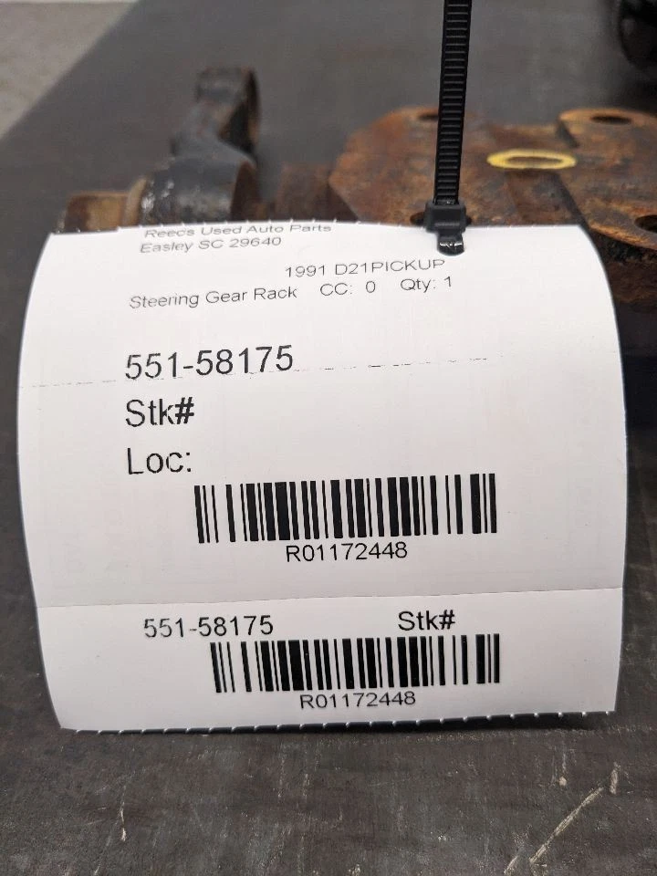 Steering Gear/Rack Power Steering 4 Cylinder Fits 86-97 NISSAN PICKUP 1172448 - Image 2 of 4