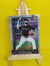 2025 Topps Series 1 Celebrations SANDY ALCANTARA  #335  Confetti Foil - Marlins