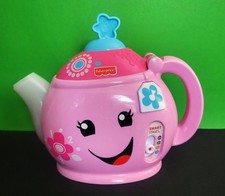 Fisher Price Laugh And Learn Teapot Tea Pot Pink Talking Interactive Kids
