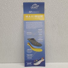 Abeo 3D3 Maximum Performance Orthotics Insoles Womens 7 Wide Neutral Max 2.0