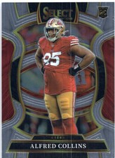 2025 Panini Select #17 Alfred Collins 49ers RC