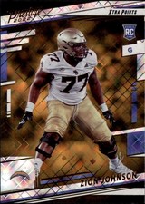 2022 Panini Prestige #381 Zion Johnson Xtra Points Diamond