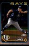 Jacob Lopez 2024 Topps Chrome -  #225 Rays MLB READ FREE SHIPPING AutographDen