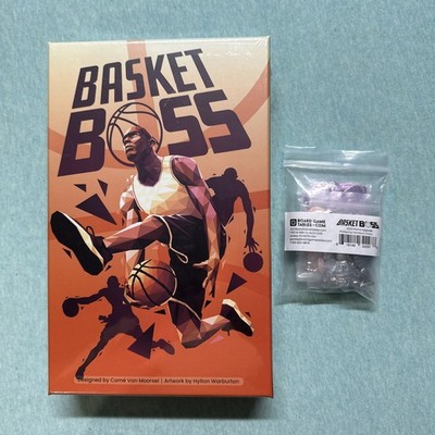 BasketBoss Board Game W/ Promo Upgrade Pack! NIB/Sealed!