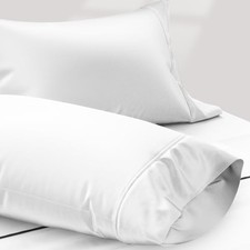 100 Egyptian Cotton Pillow Cases King Size Set of 2 - King Pillowcases White