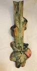 Vintage Baldin Weller Art Pottery Woodcraft Apple Tree Wall Pocket bud vase