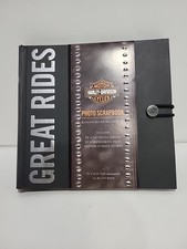 2003 HARLEY-DAVIDSON DARK GRAY PHOTO SCRAPBOOK TRIPS ALBUM