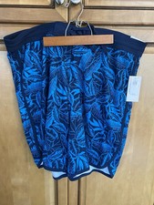 Novelty Board Shorts -- 8-inch inseam Old Navy Paradise Blue Print 38 NWT