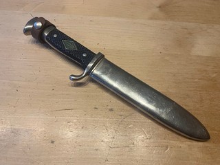 Cuchillo scout C.Jul.Herbertz cuchillo de paseo con funda excelente estado