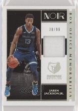 2019-20 Panini Noir Box Office Memorabilia 38/99 Jaren Jackson Jr #BM-JJJ 00et