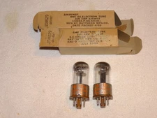 2 x  JAN-CRP-6J5wgt  Raytheon Tubes*Super Strong Pair*Military Specs*#R11