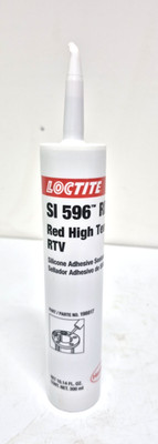LOCTITE SI 596 RD Red High Temp RTV Adhesive Sealant 300mL -198817 Use By 09/27