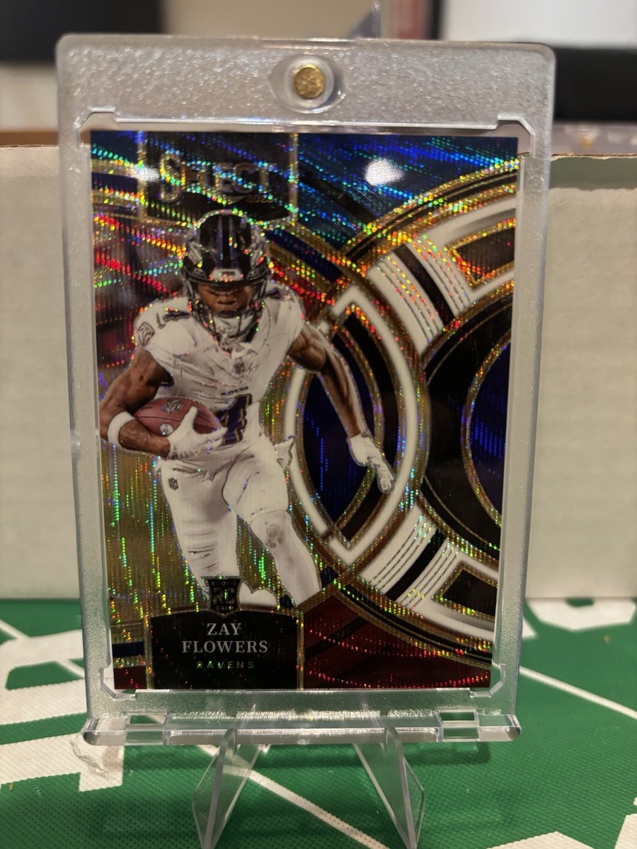 2023 Panini Select - Premier Level Zay Flowers #157 Tri-Color
