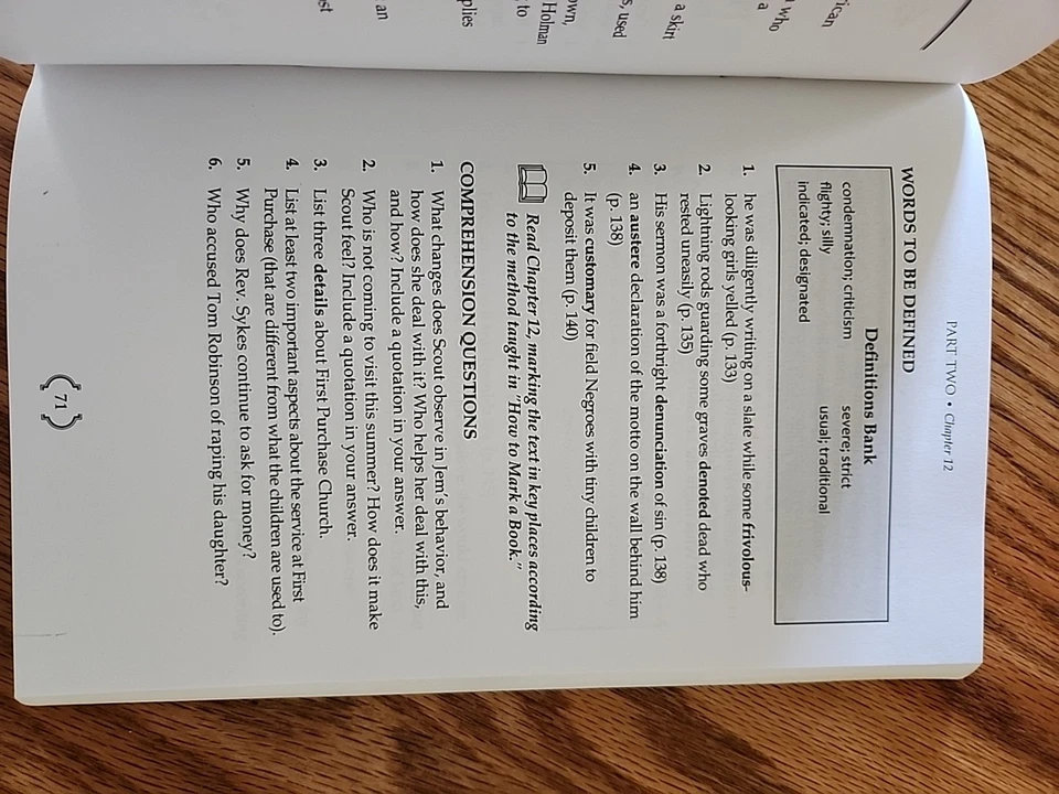 2nd Edition Memoria Press To Kill A Mockingbird Student Guide - Image 4 of 4