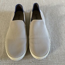 Rothy  s The Original Slip On Sneaker In Light Beige Sand Washable Size 8.5