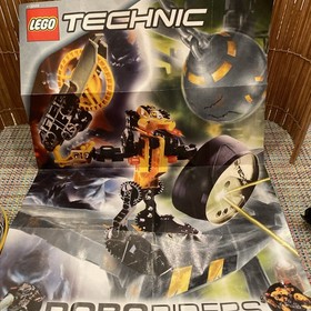 Vintage 2000 Lego Technic Power Robo Riders 8514 w/Instructions/Canister 