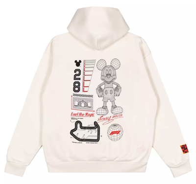 ディズニー F1 コラボ　パーカー　ホワイト　ユーロサイズL Men's White Disney x Formula 1 Miami 2026 Hoodie