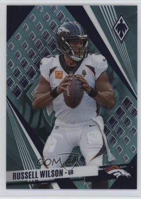 2023 Panini Phoenix Teal SP Variation 43/125 Russell Wilson #18 y0x