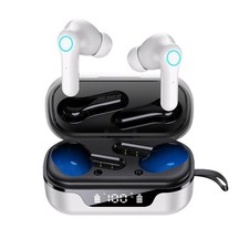 Bluetooth Headphones 5.1 Earbuds LED Power Display Wireless Earphones Noise Canc
