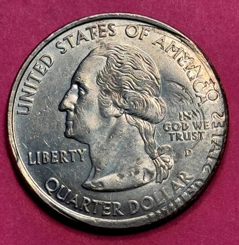 2008-D Brockage Error w/Strong Incuse Letters Arizona State Quarter (1243) - Picture 4 of 11