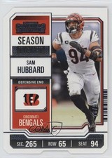 2023 Panini Contenders Season Ticket Ticket Stub 16/94 Sam Hubbard #23 3pb