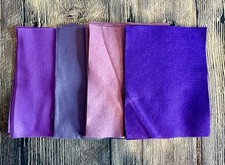 Premium Wool Felt Sheets 20 Pack - 9  x 12" - Shades Of Purple