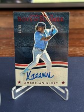 2025 Panini Boys of Summer American Glory Xavier Isaac #AGS-XI Red /49 (AU, RC)