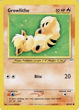 Growlithe 68/105 Common Neo Destiny Pokemon Unlimited Lightly Played on eBay