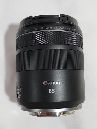 Canon RF 85mm f/2 Macro IS STM Medium Telephoto Lens (Good)