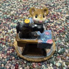 Wee Forest Folk M-040 Miss Bobbin Figurine 
