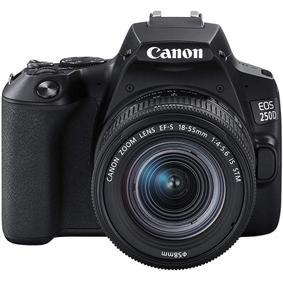 Canon EOS 250D Schwarz EF-S 18-55mm IS STM Offizielle Garantie von Canon