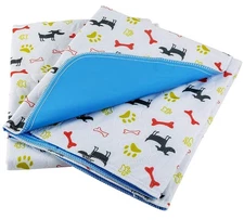ChewieMac Washable Dog Training Pee Pads 2-Pack Large, Reusable Cloth for House