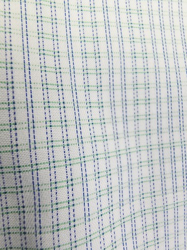 Camisa Calvin Klein Calce Ajustado Talla 16 34/35 Para Hombres Blanca Azul Verde Cuadros Sin Hierro - Imagen 8 de 12