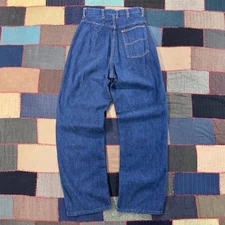 Vintage 70's Sears Regular Dark Western Wash Dead Stock  Jeans Size 24x27