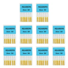 SANDENT Dental Endo Root Canal Files Hand Use R-Files Stainless Steel 25mm SA