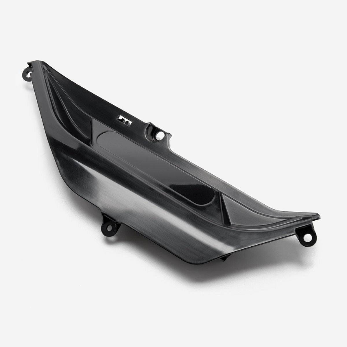 Front Right Trim Panel for LX6000D-A-E5 Fairing Painted Plastic Black Screw-on