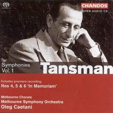 Oleg Caetani - TANSMAN: Symphonies, Vol. 1 - The War Years CD 