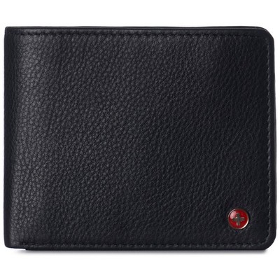 Alpine Swiss Men's Bifold Wallet, Slim Leather Wallet, RFID Blocking, Gift Box