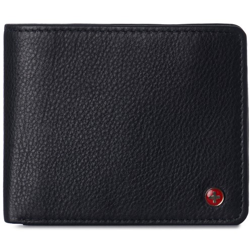 Alpine Swiss Men's Bifold Wallet, Slim Leather Wallet, RFID Blocking, Gift Box